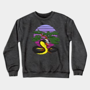 It is all about balance - Cobra Kai Logo 80s Crewneck Sweatshirt